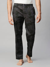 Men's Printed, Grey, Cotton, Regular Fit, Elasticated, Waistband, Pyjama  With Side Pockets